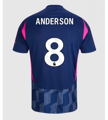 Nottingham Forest Elliot Anderson #8 Udebanetrøje 2024-25 Kort ærmer